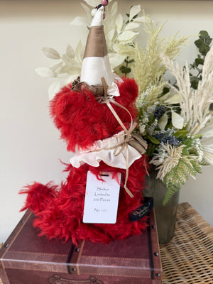 Skelton Limited Edition Alpaca / Mohair Limited Edition Clown Bear No 127
