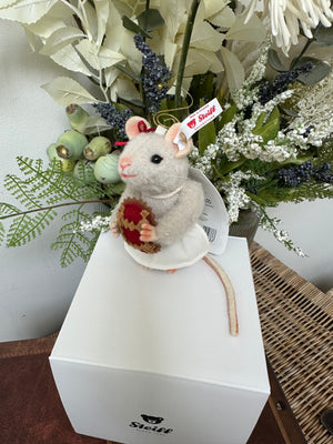 Steiff Miniature Bakery Mouse Limited Edition Ornament No 712
