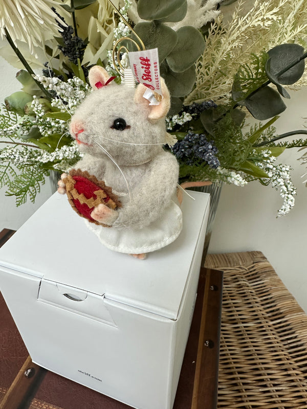 Steiff Miniature Bakery Mouse Limited Edition Ornament No 706