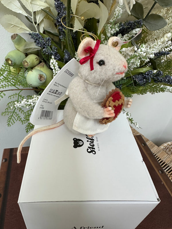 Steiff Miniature Bakery Mouse Limited Edition Ornament No 706