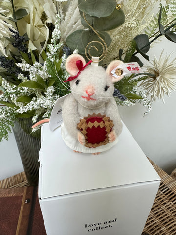 Christmas Steiff Bakery Mouse Limited Edition Ornament No 709