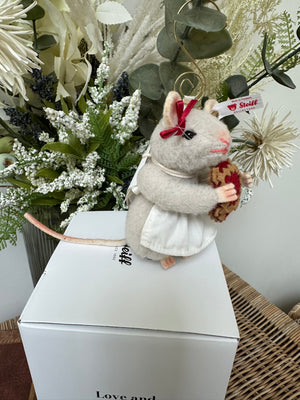 Steiff Bakery Miniature Mouse Limited Edition Christmas Ornament No 709