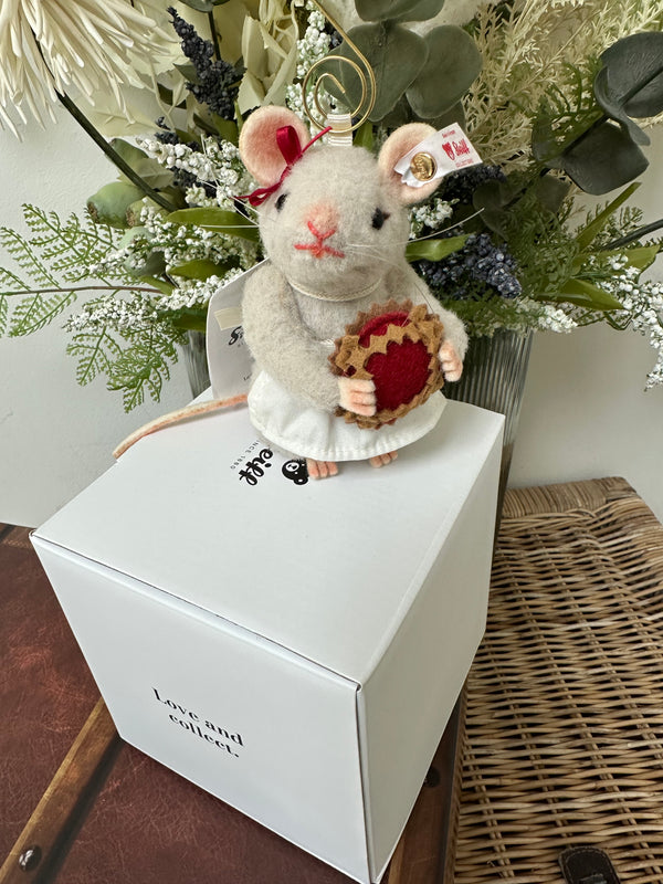 Steiff Bakery Miniature Mouse Limited Edition Christmas Ornament No 709