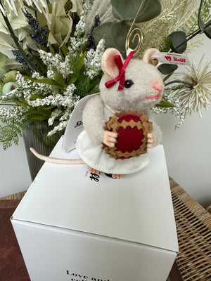 Steiff Bakery Miniature Mouse Limited Edition Christmas Ornament No 709