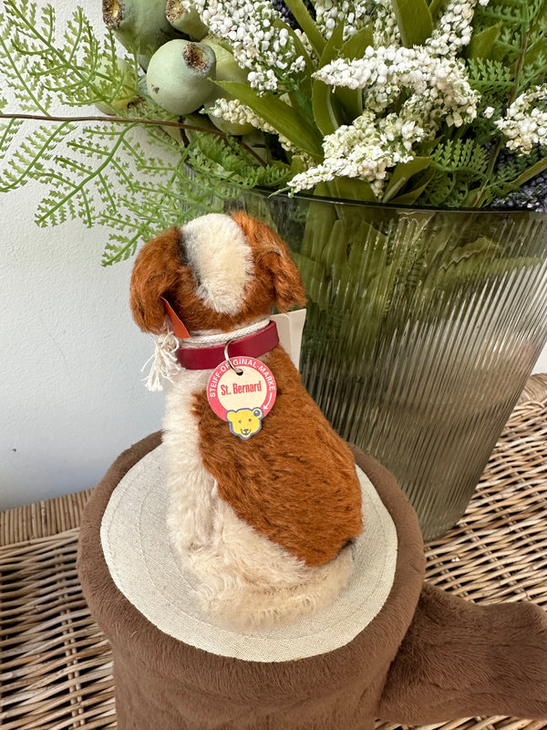 Steiff St Bernard 10cm 1934 Replica No 83 Miniature Puppy Dog