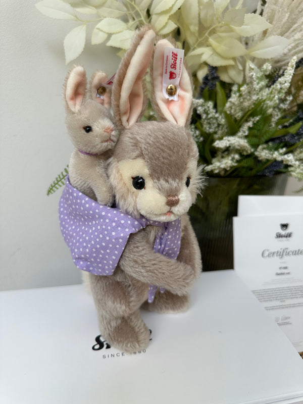 Rabbit Limited Edition 2 pce Collectable Mohair Bunny Rabbit Set No 489