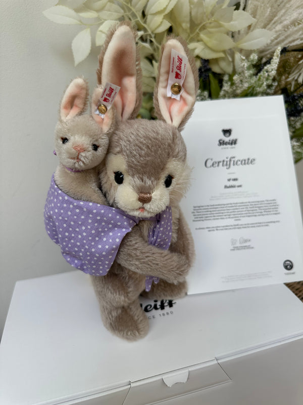 Rabbit Limited Edition 2 pce Collectable Mohair Bunny Rabbit Set No 489