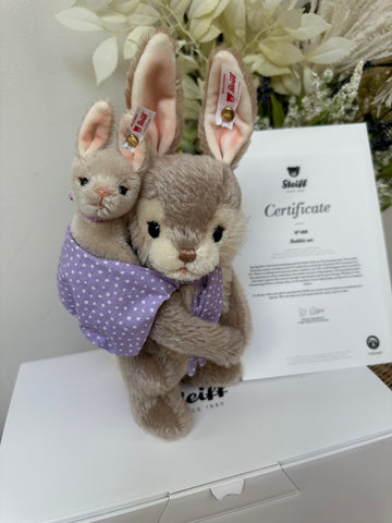 Rabbit Limited Edition 2 pce Collectable Mohair Bunny Rabbit Set No 489