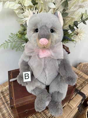 Houdini 39cm Bearhouse Bears Collection Plush Mouse