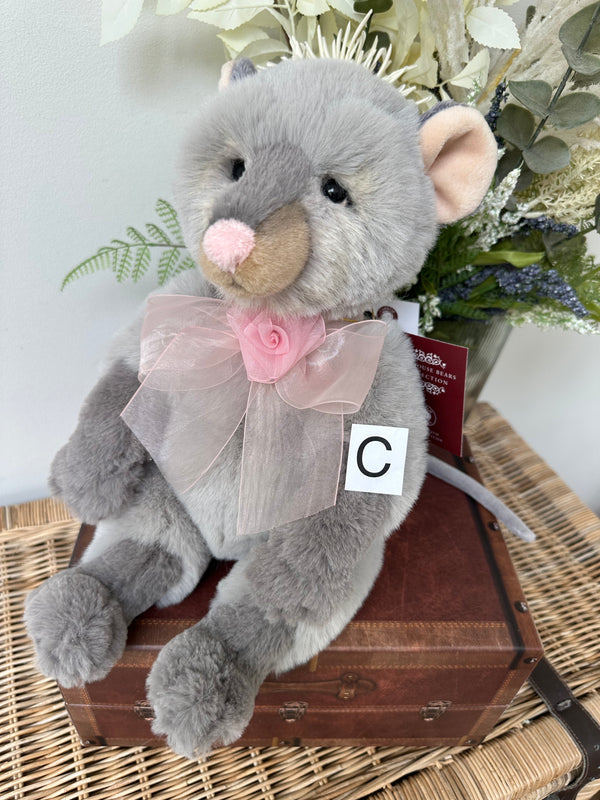 Houdini 39cm Bearhouse Bears Collection Plush Mouse