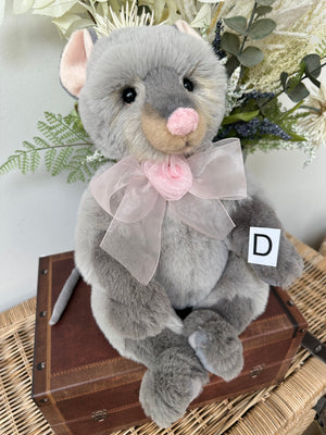 Houdini 39cm Bearhouse Bears Collection Plush Mouse