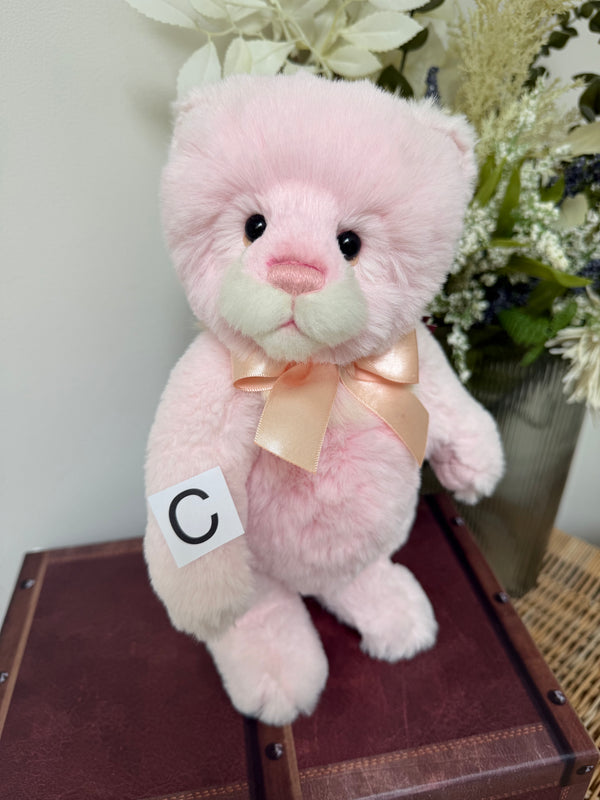 Miss Chevious Charlie Bears Pink Standing Plush Collection Teddy Bear