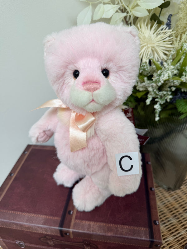 Miss Chevious Charlie Bears Pink Standing Plush Collection Teddy Bear