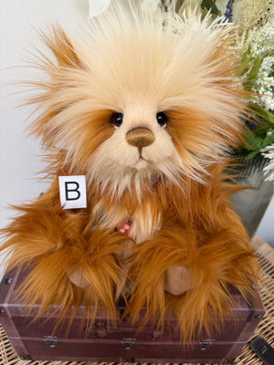 Anniversary Savoury Pudding Charlie Bears Collectable Plush Teddy Bear