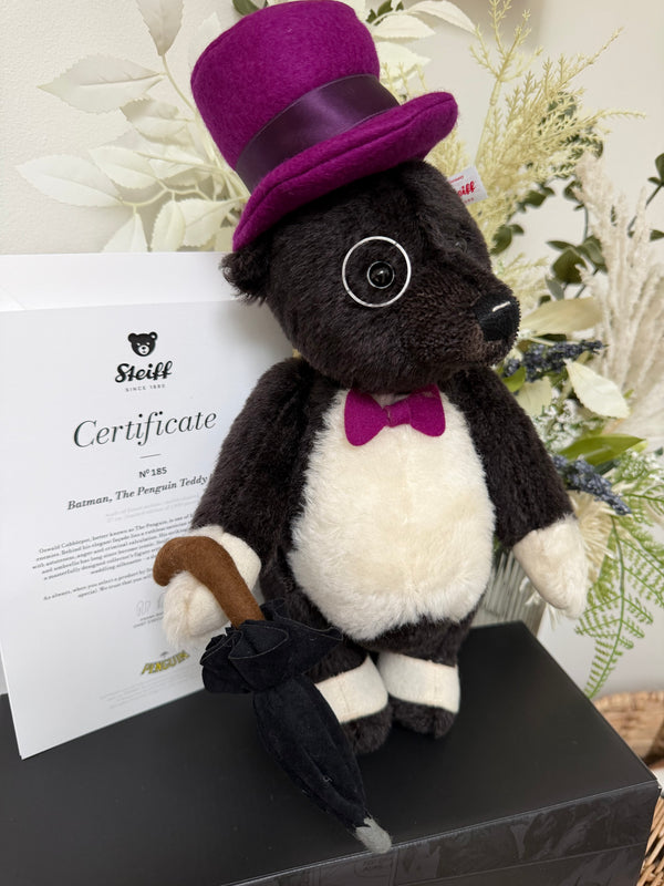 Batman, The Penguin Teddy Bear Steiff Limited Edition No 185