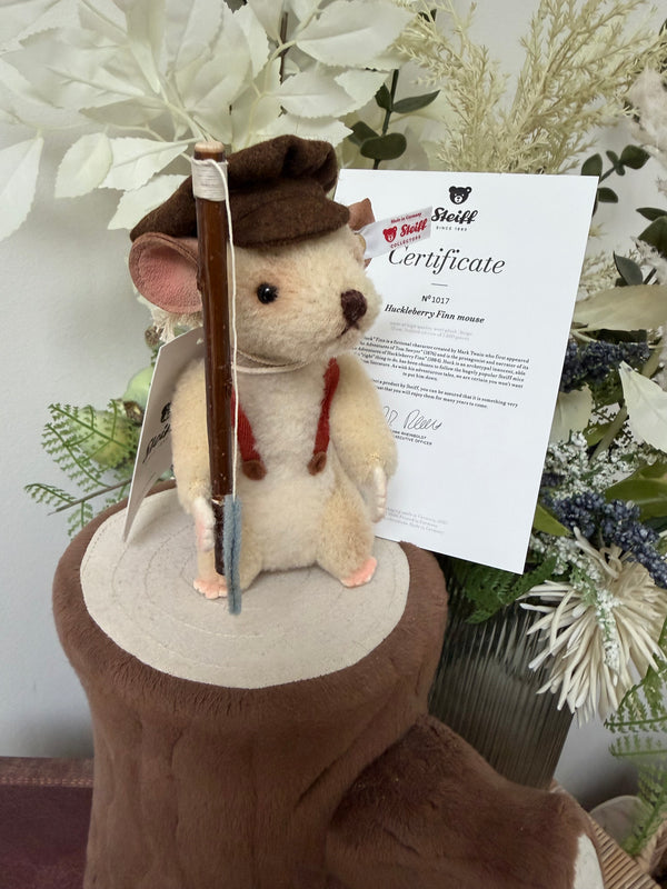 Huckleberry Finn Mouse Miniature Steiff Limited Edition No 1017
