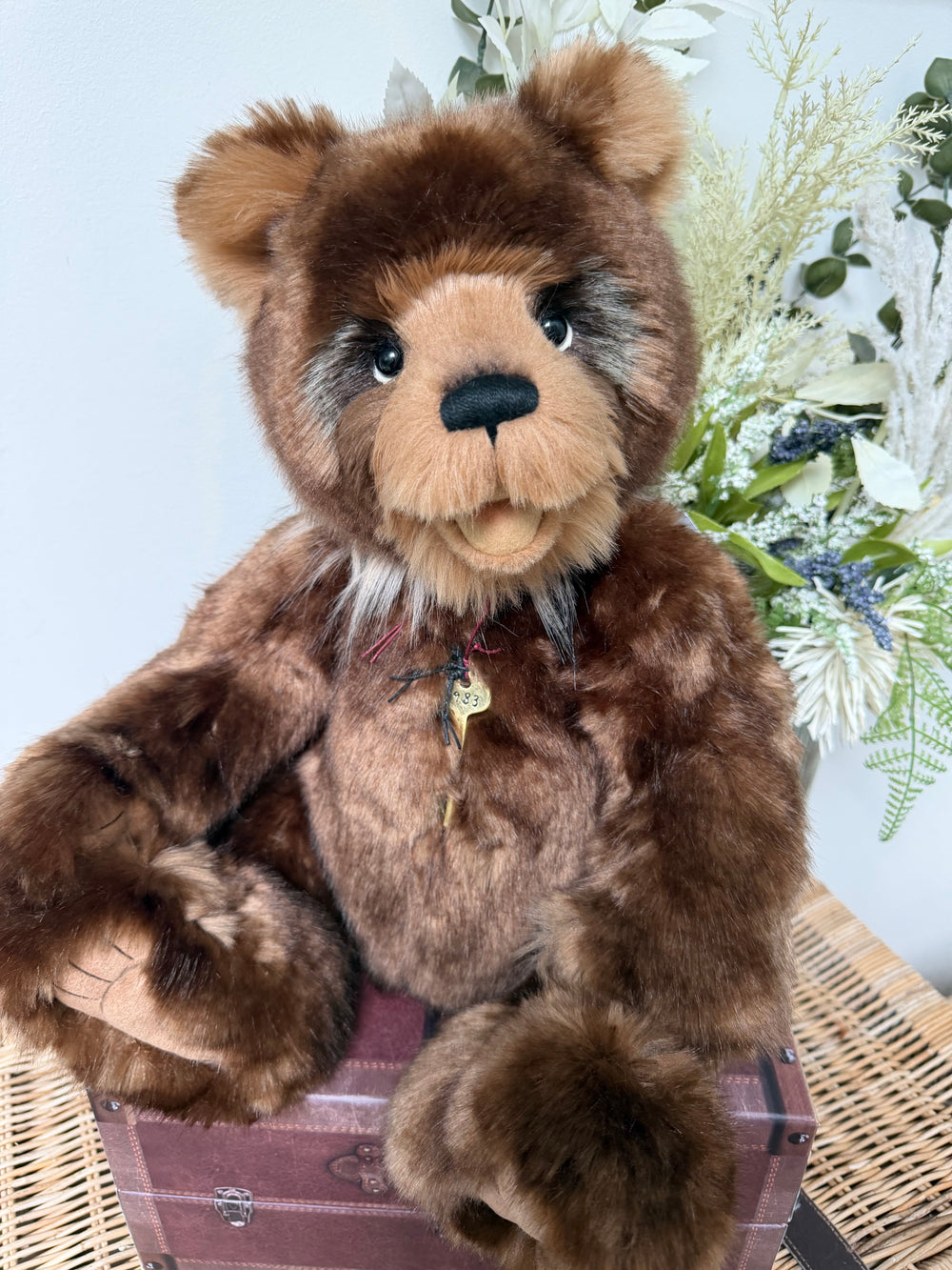 Mr Adams Charlie Bears Plush Collection Giggler Teddy Bear