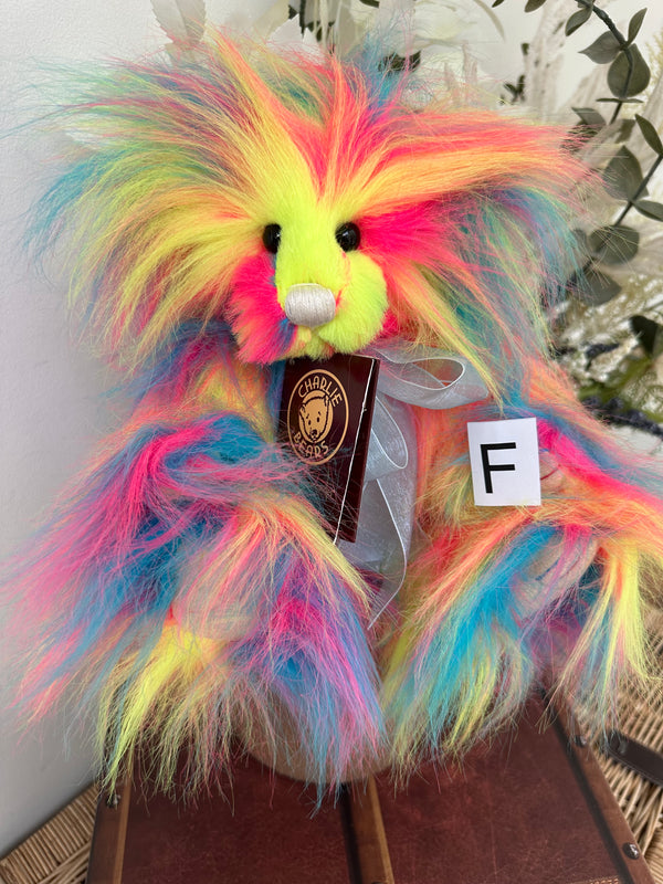 Razzle Charlie Bears Plush Collection Multi coloured Teddy Bear