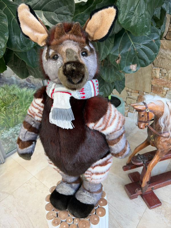 Trailblazer Large Standing Plush Collection Limited Edition African Okapi No 408