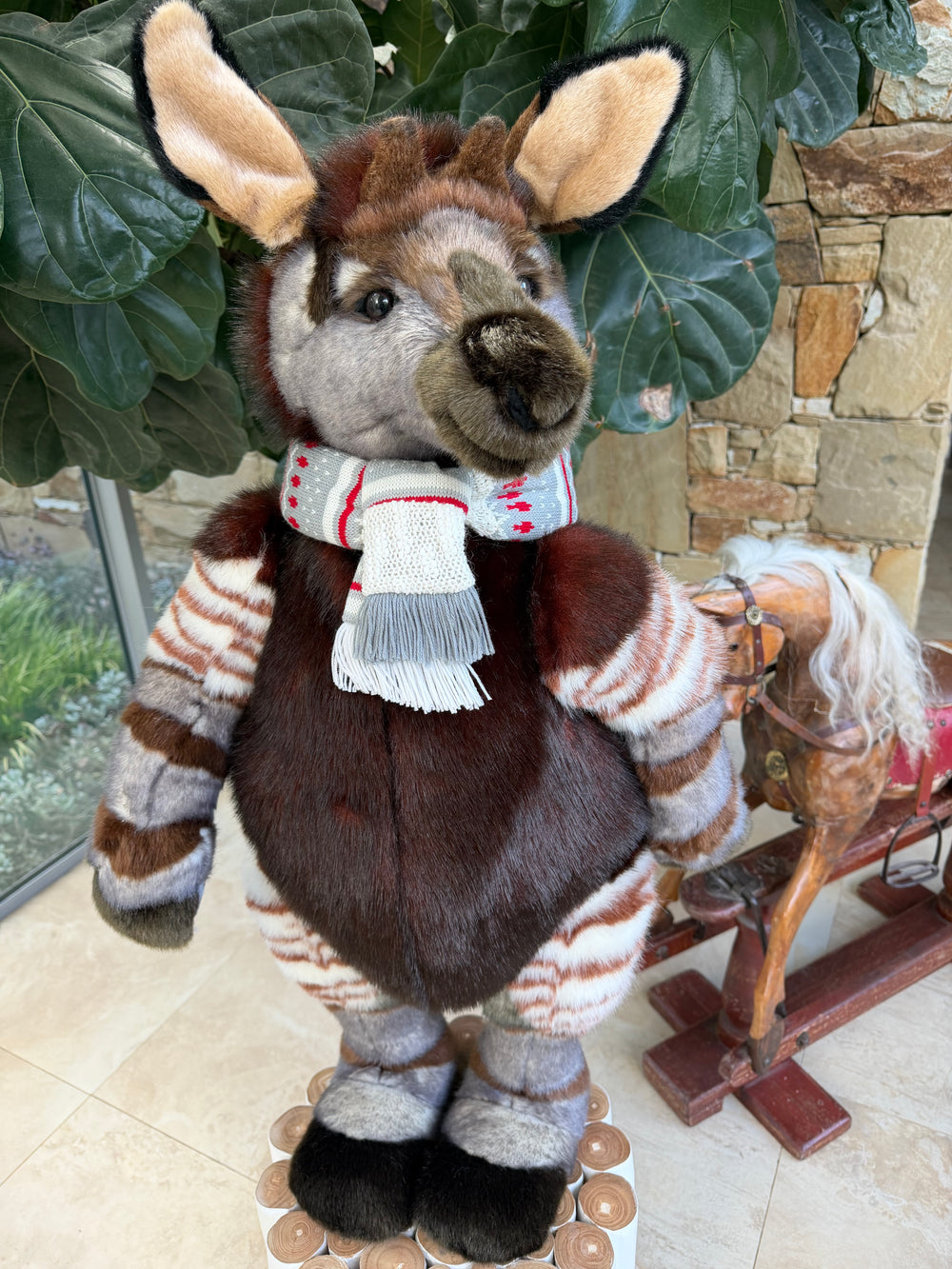 Trailblazer Large Standing Plush Collection Limited Edition African Okapi No 408