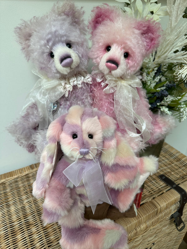 Pink Tulip Charlie Bears Plush Collection Bunny Rabbit