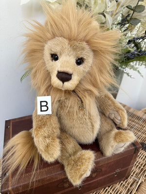 Anniversary Linus Charlie Bears  Plush Collection Lion