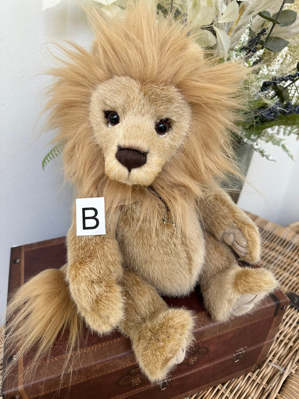 Anniversary Linus Charlie Bears  Plush Collection Lion
