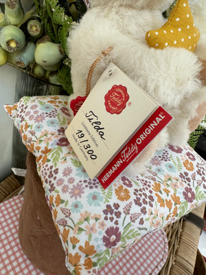 Tilda Hermann Teddy Original Limited Edition Teddy Bear & Cushion  No 19