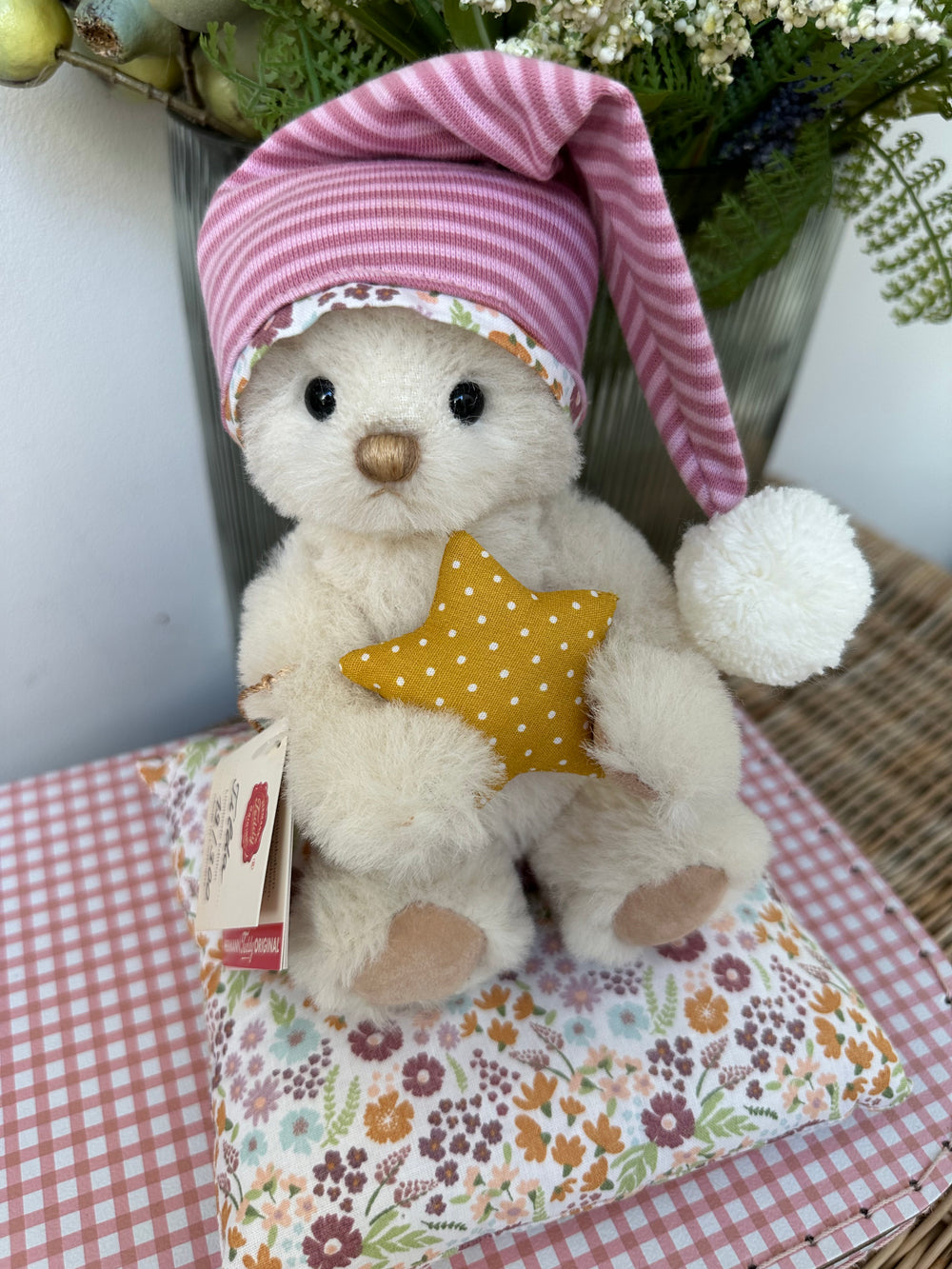 Tilda Hermann Teddy Original Limited Edition Teddy Bear & Cushion  No 19