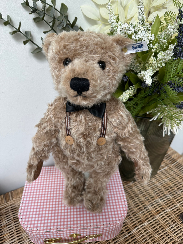 Frederic 34cm Steiff Mohair Teddy Bear with Growler & Bow tie. – Lovely ...