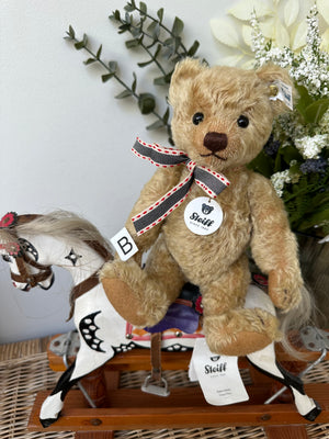 Teddy Bear Brass 25cm fully Jointed Classic Steiff Mohair Collectable Bear