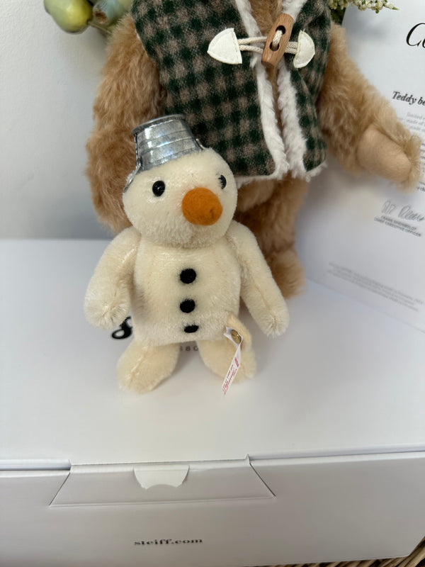 Teddy Bear with Snowman Steiff Limited Edition Christmas New Release No 252