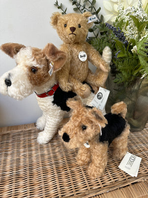 Pre-Order Foxy Fox Terrier Steiff  Mohair Collectable Puppy Dog