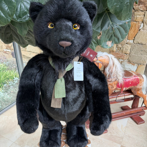Charlie Bears Shadow Large Standing Plush Limited Edition Black Pantha No 986