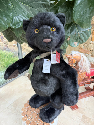 Charlie Bears Shadow Large Standing Plush Limited Edition Black Pantha No 986