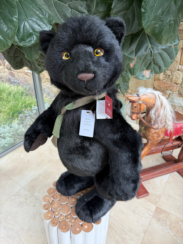 Charlie Bears Shadow Large Standing Plush Limited Edition Black Pantha No 986