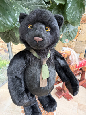 Charlie Bears Shadow Large Standing Plush Limited Edition Black Pantha No 986