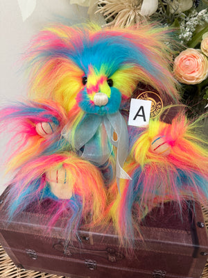 Razzle Charlie Bears Plush Collection Multi coloured Teddy Bear