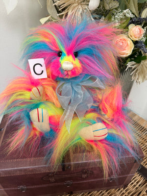 Razzle Charlie Bears Plush Collection Multi coloured Teddy Bear
