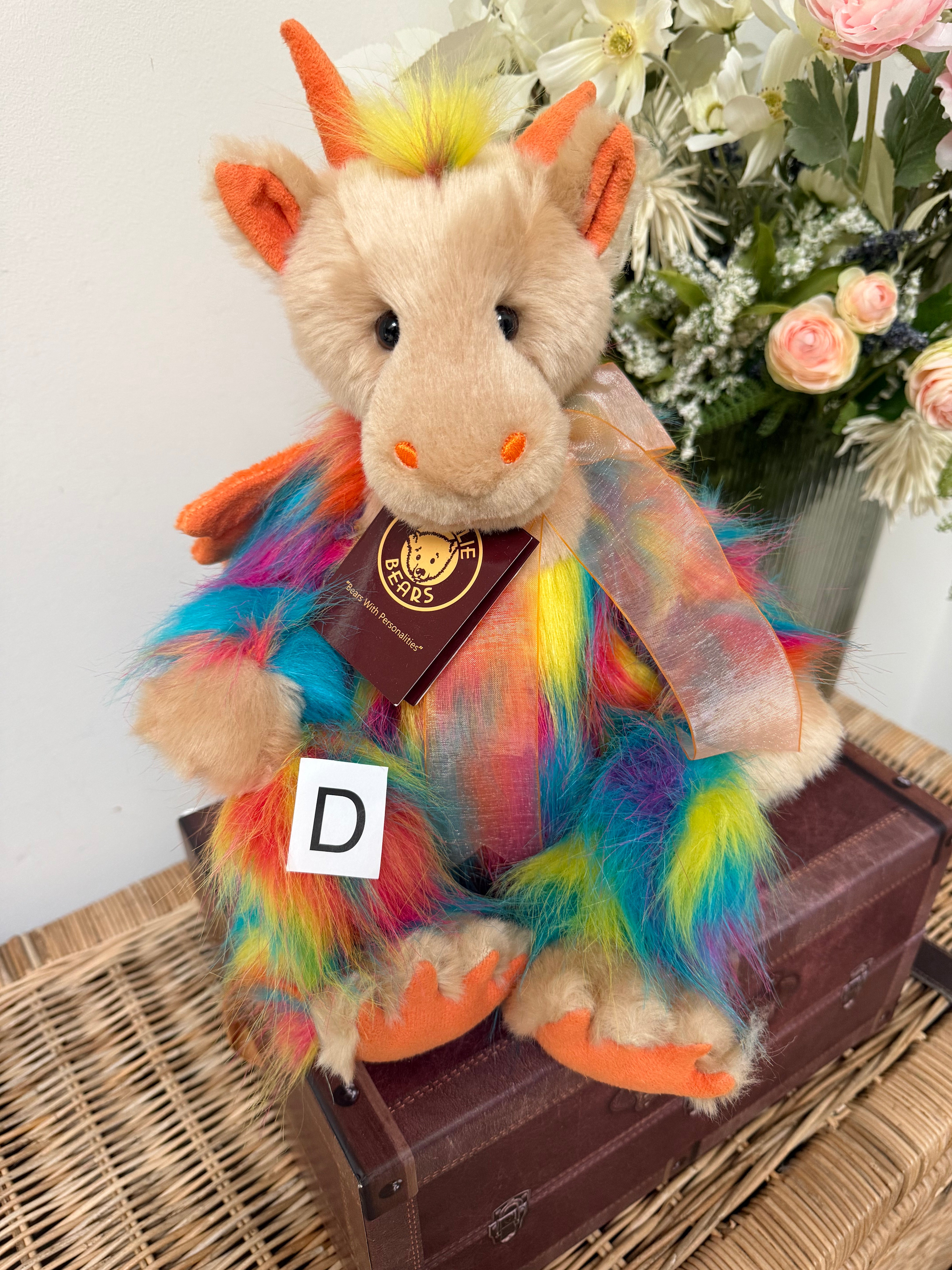 Rainbows End Charlie Bears Plush Collection Dragon