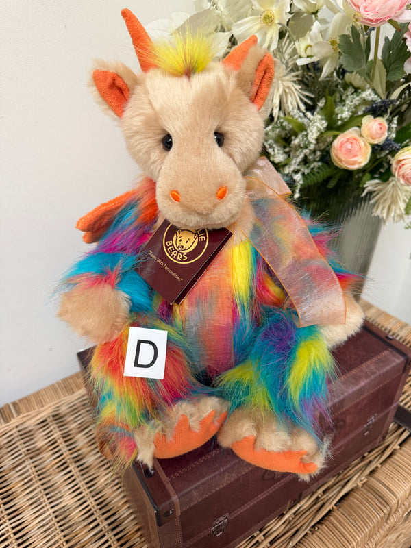 Rainbows End Charlie Bears Plush Collection Dragon