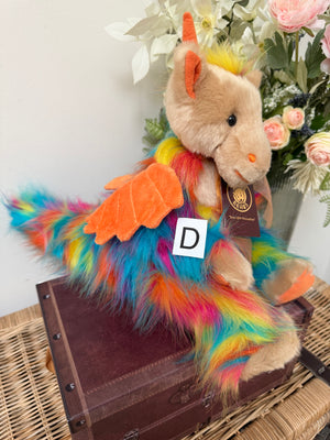 Rainbows End Charlie Bears Plush Collection Dragon