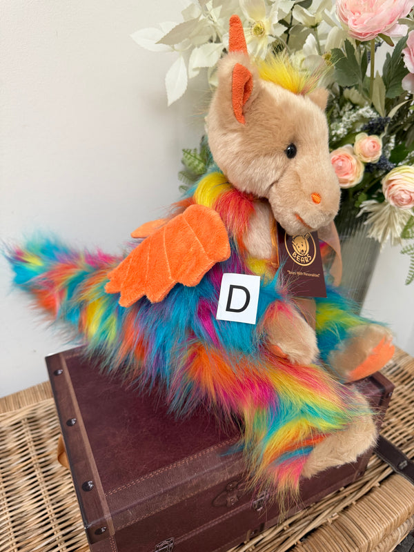 Rainbows End Charlie Bears Plush Collection Dragon