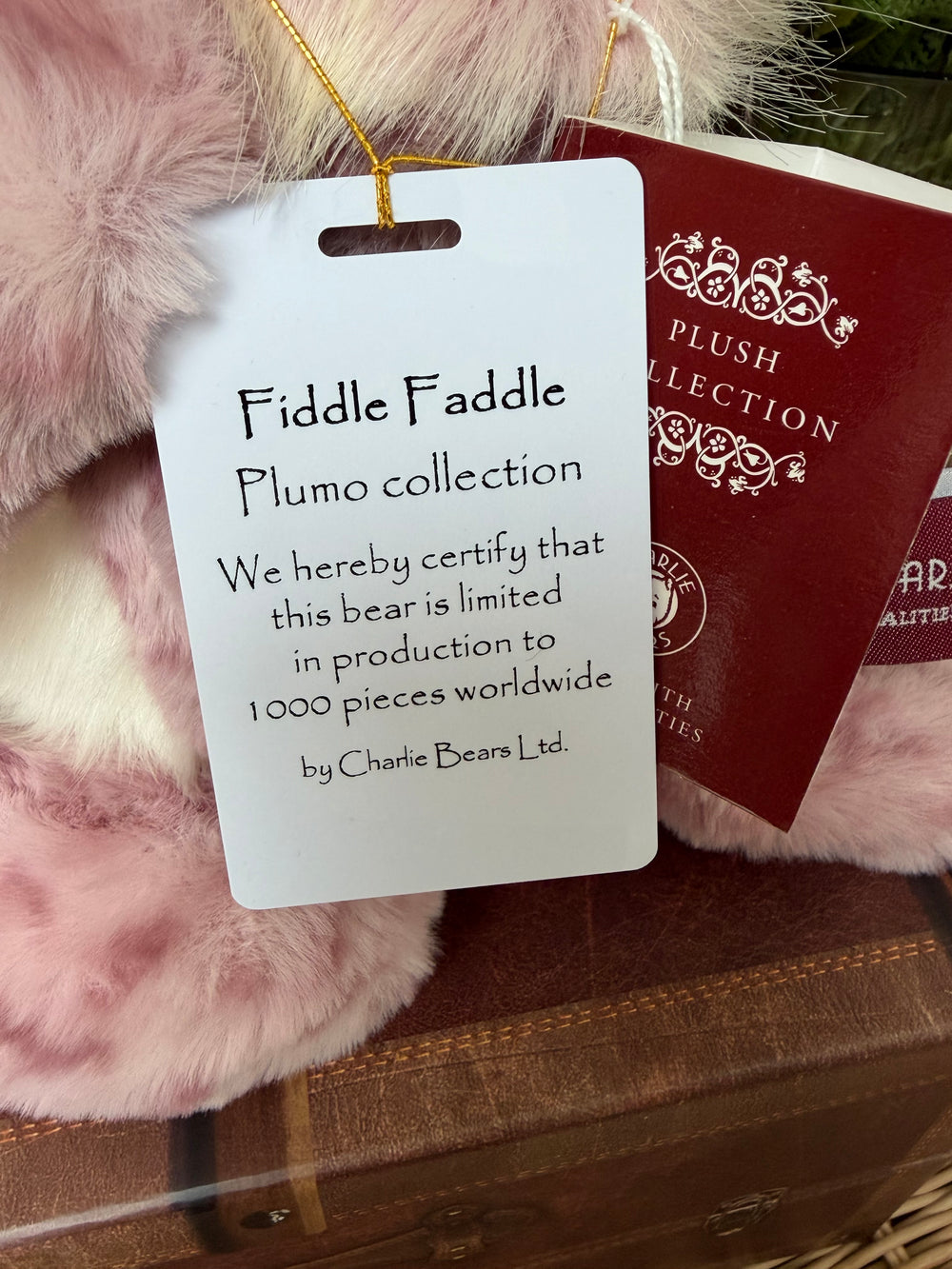 Fiddle Faddle Charlie Bears Plumo Limited Edition Leopard