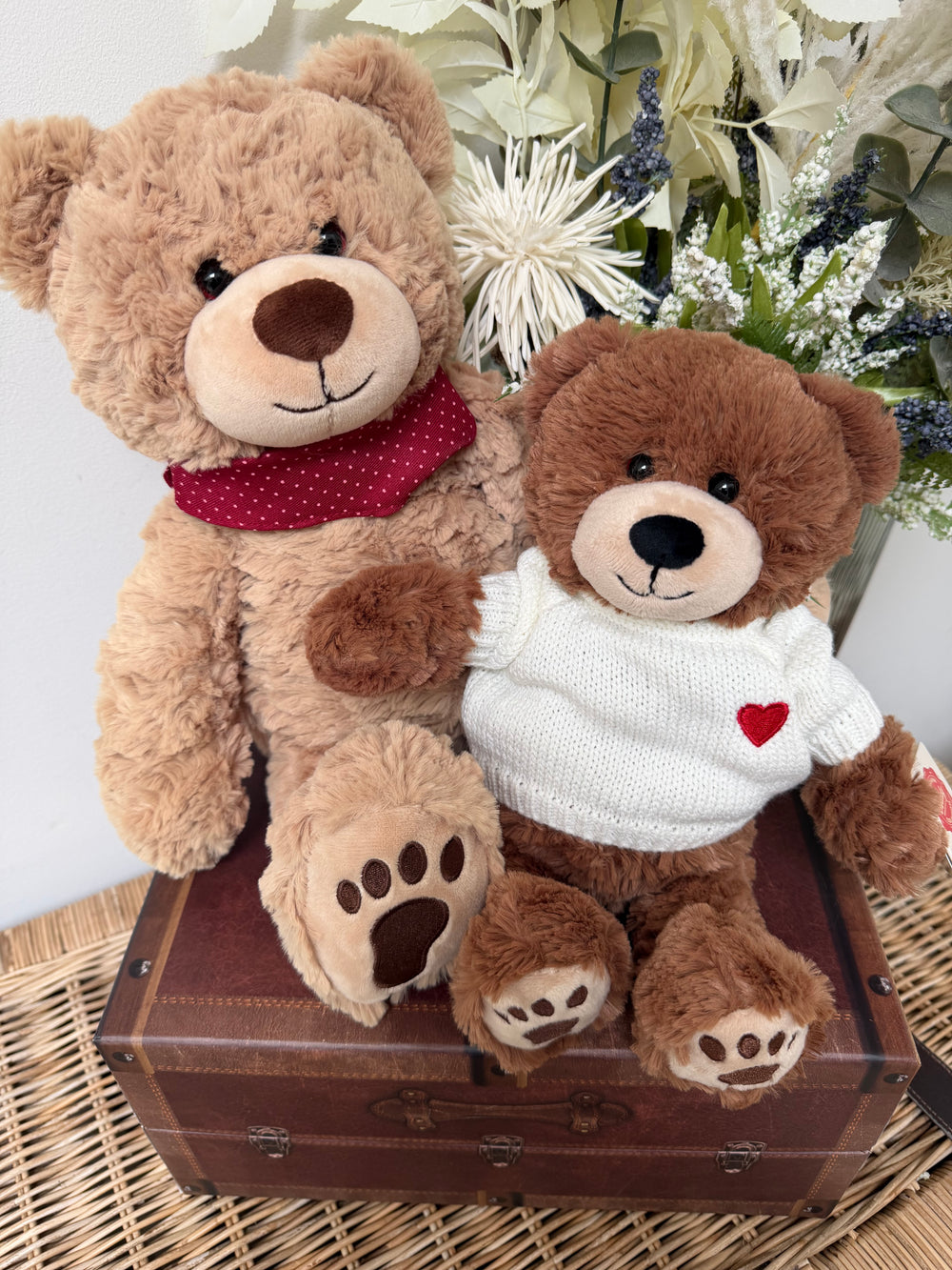 Teddy Percy with Sweater Hermann Plush Teddy Bear