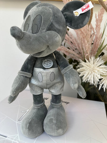 Disney Mickey Mouse D100 Platinum 100th Anniversary Steiff Limited