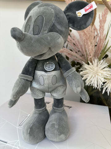 Disney Mickey Mouse D100 Platinum 100th Anniversary Steiff Limited Edition No 1319