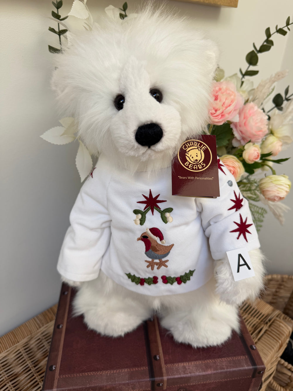 Holly Jolly  Charlie Bears Plush Collection Christmas Teddy Bear