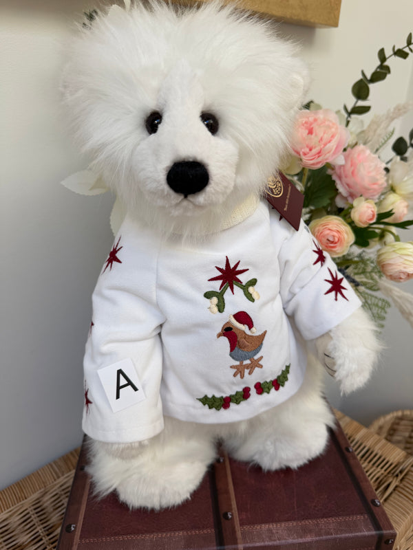 Holly Jolly  Charlie Bears Plush Collection Christmas Teddy Bear