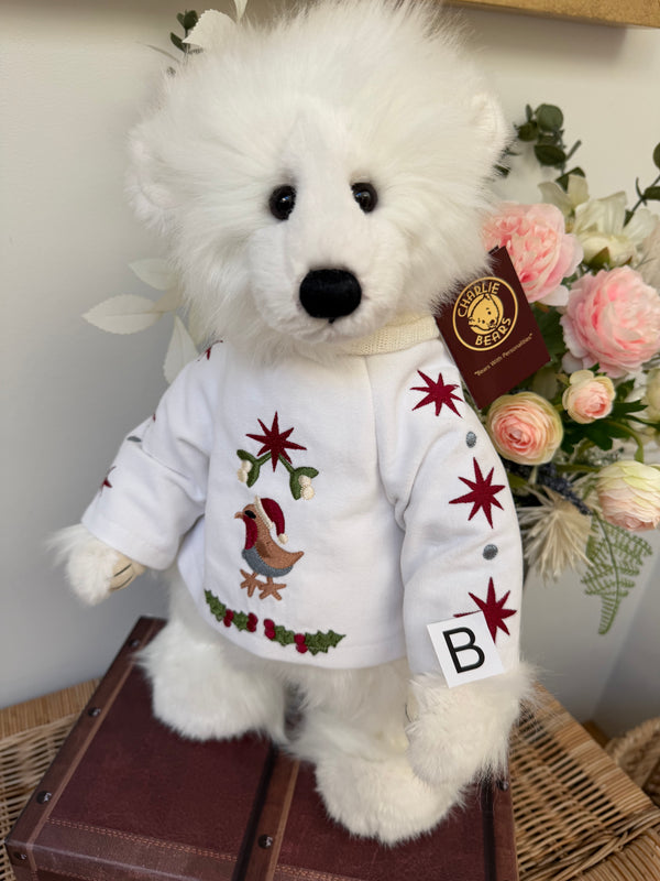 Holly Jolly  Charlie Bears Plush Collection Christmas Teddy Bear